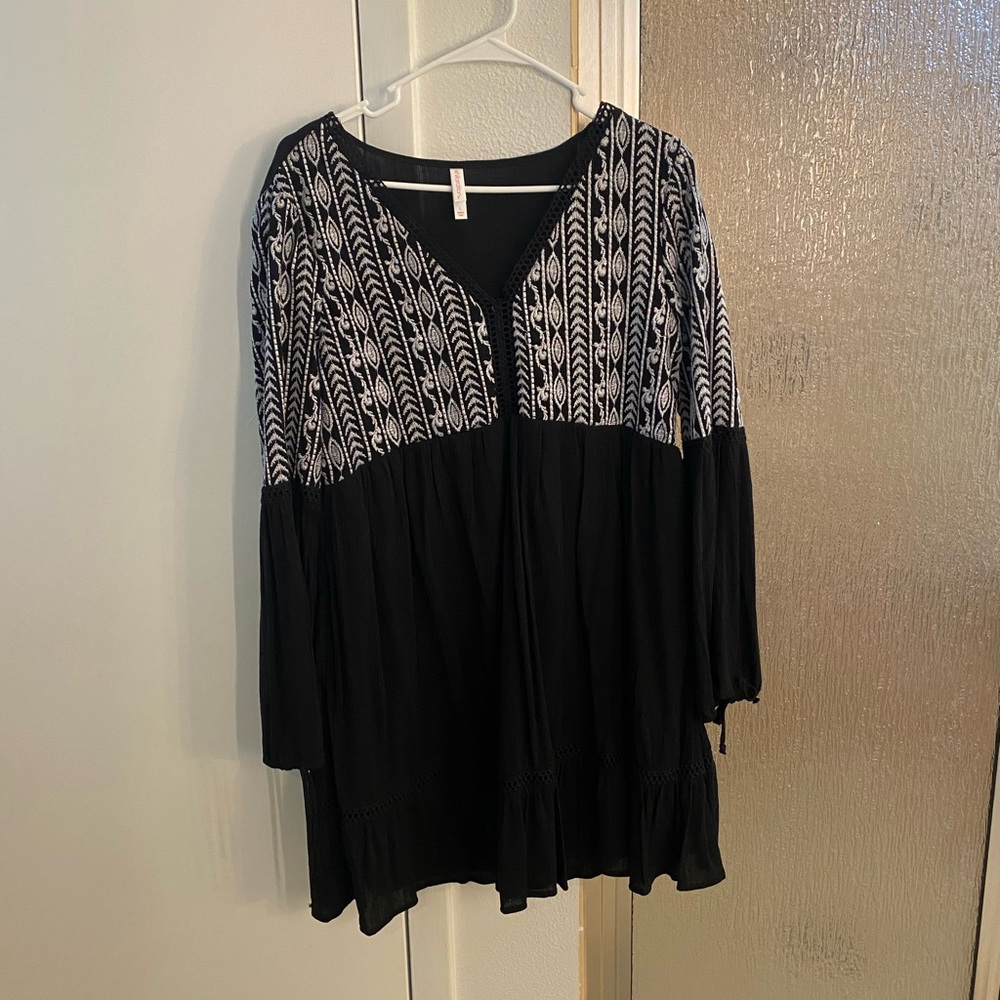 Target, boho black dress